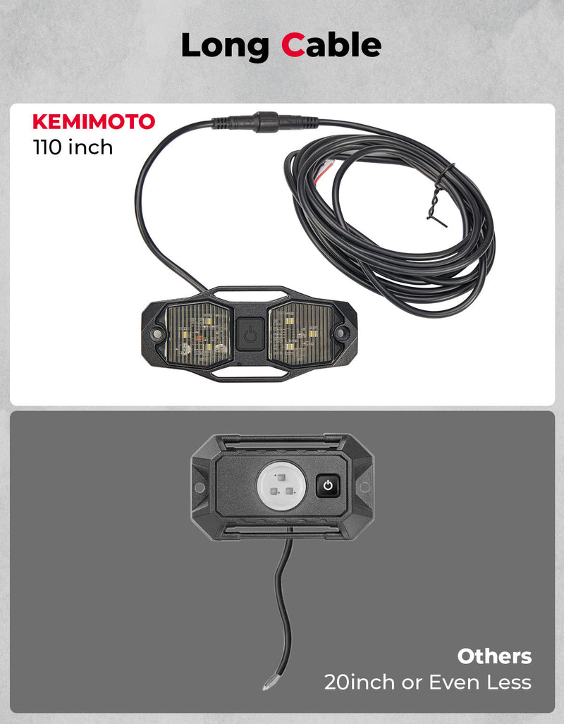 Load image into Gallery viewer, UTV Aluminum Waterproof Dome Light 600mAh Rechargeable for 1.5"-2" Roll Bar

