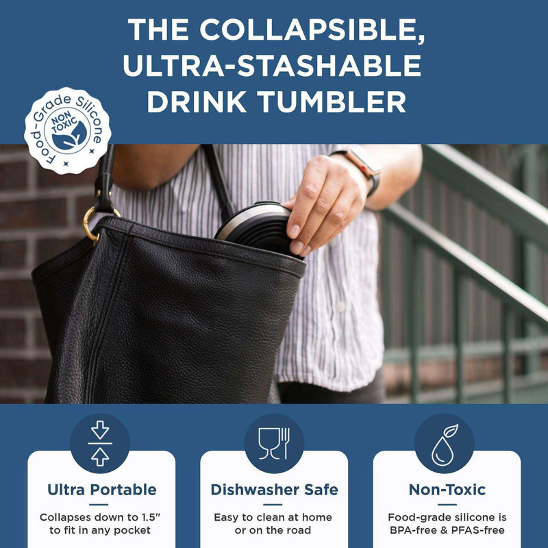 Load image into Gallery viewer, Collapsible Insulated Drink Tumbler - Skoutley Outdoors LLC
