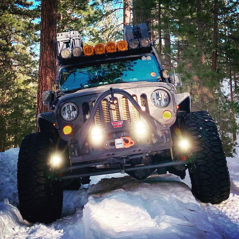 Load image into Gallery viewer, Jeep JK Steerable Knuckle Pod Light Mounts (2007-2018 Wrangler)
