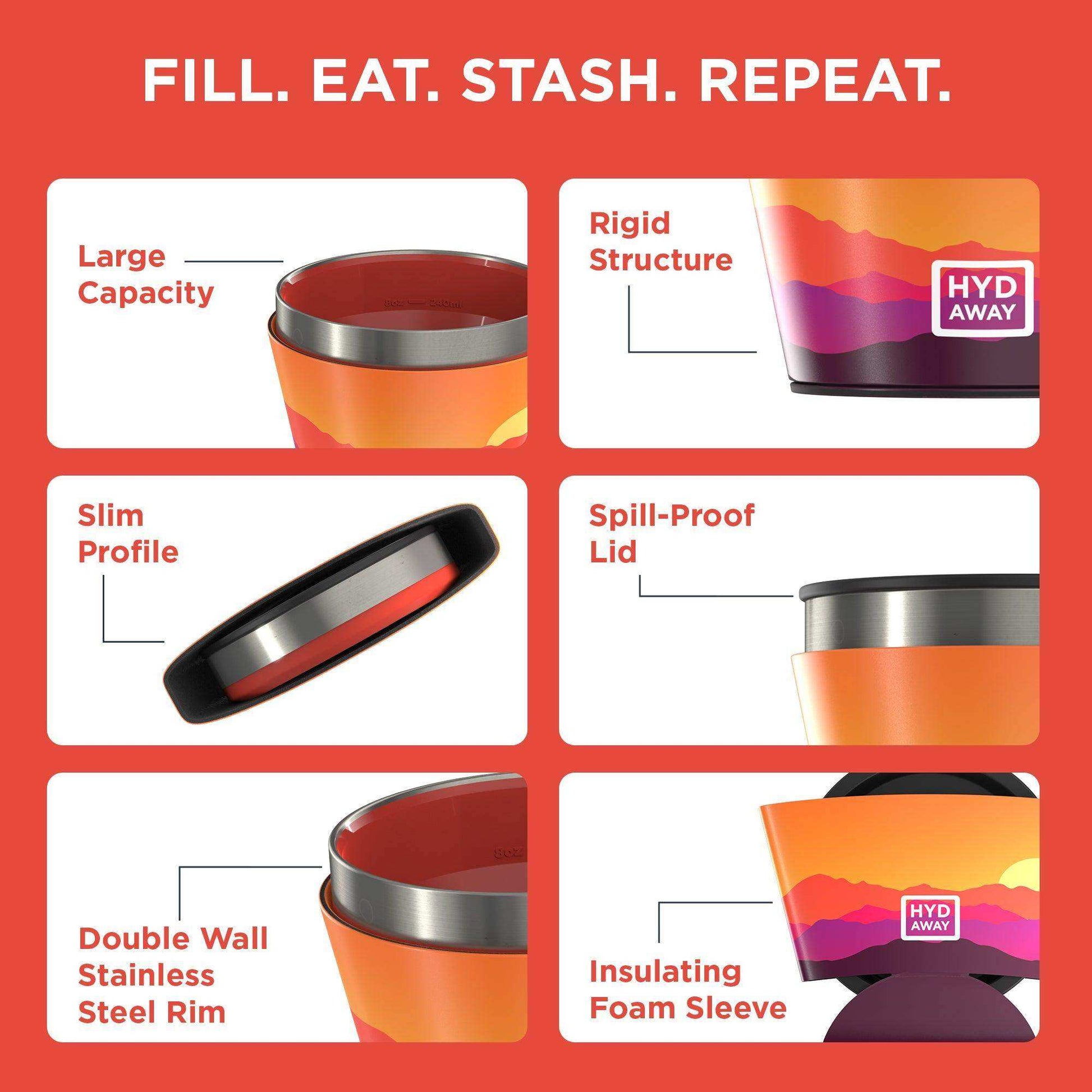 Collapsible Insulated Bowl | 1.5-Cup - Skoutley Outdoors LLC