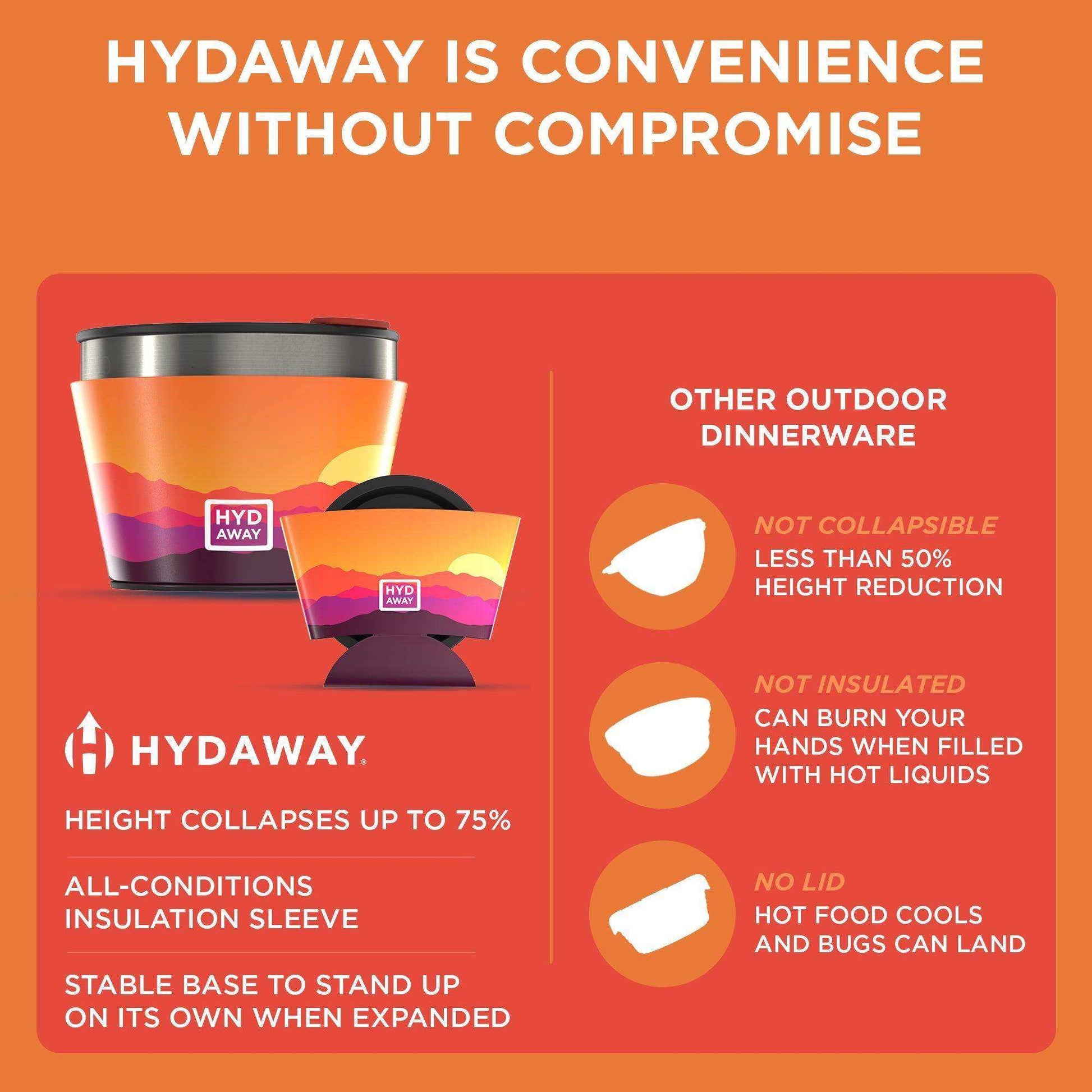 Collapsible Insulated Bowl | 1.5-Cup - Skoutley Outdoors LLC