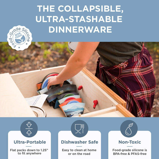 Collapsible Insulated Bowl | 1.5-Cup - Skoutley Outdoors LLC