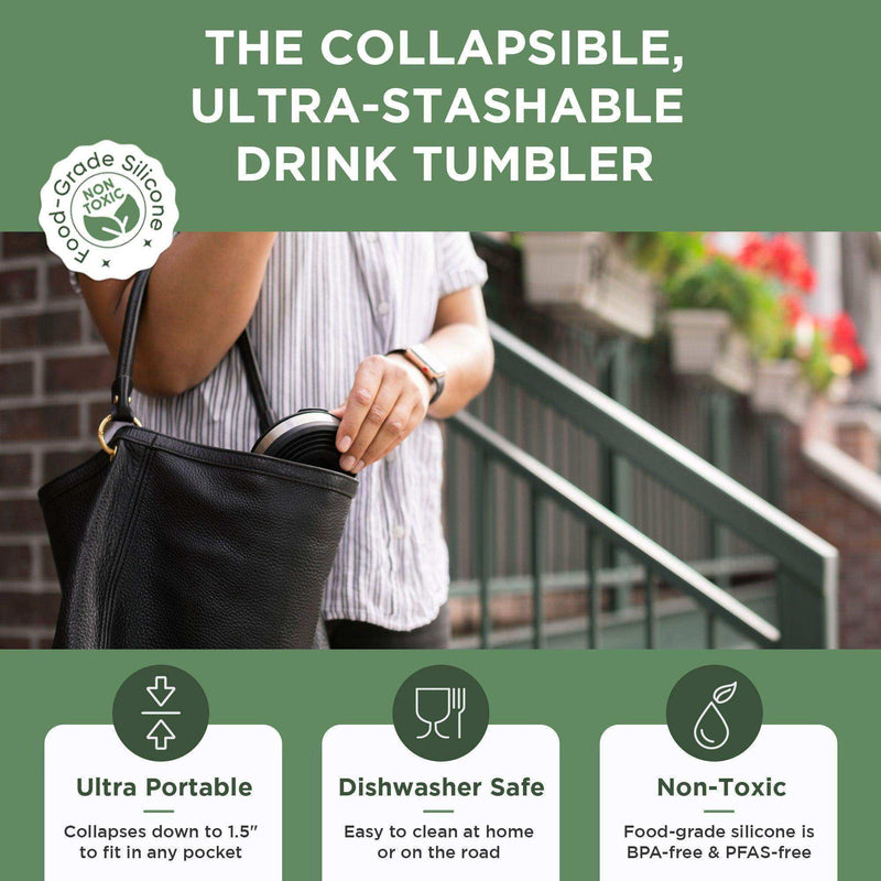 Load image into Gallery viewer, Collapsible Insulated Drink Tumbler - Skoutley Outdoors LLC
