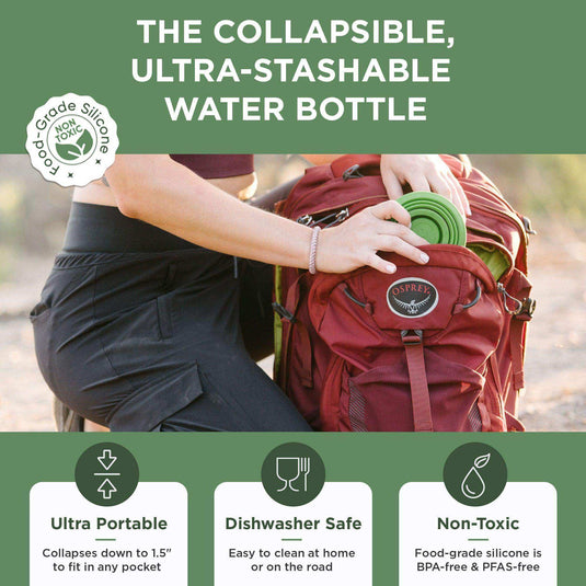 Collapsible Water Bottle | 17oz - Skoutley Outdoors LLC