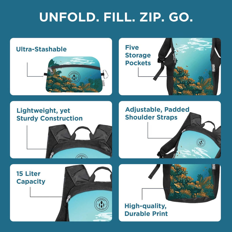 Load image into Gallery viewer, Collapsible Backpack
