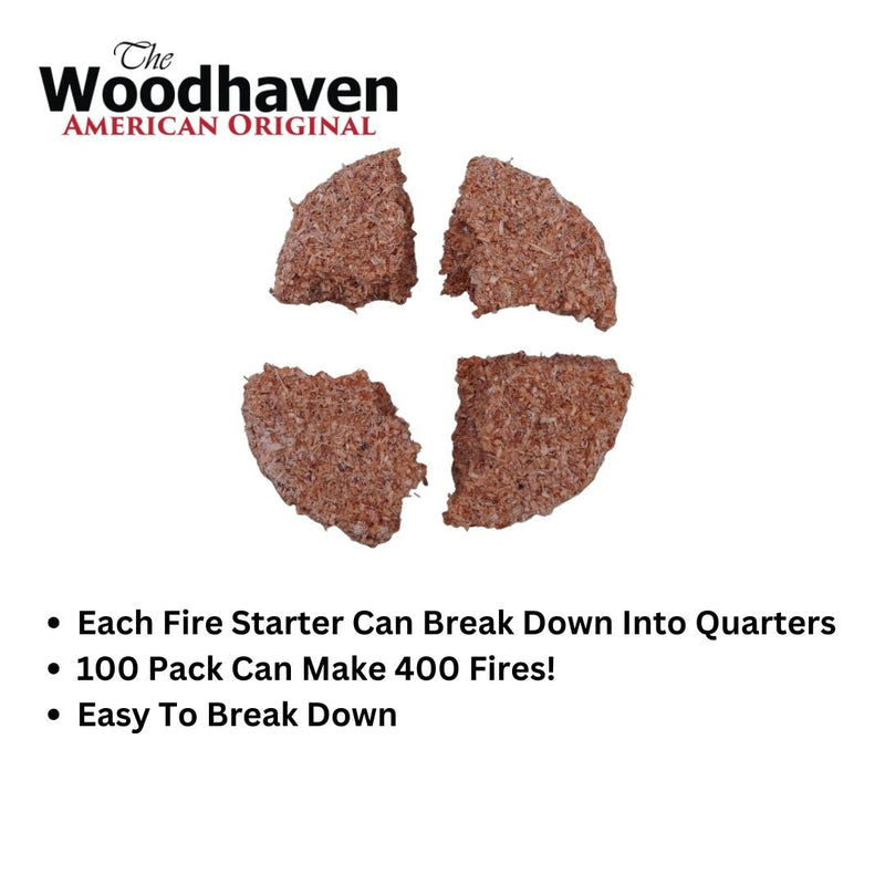 Load image into Gallery viewer, Cedar Fire Starters   12, 50 &amp; 100 Count  Woodhaven
