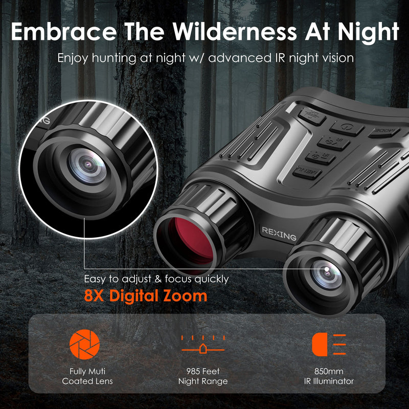 Load image into Gallery viewer, Rexing B1 Pro – 4K IR Night Vision Digital Binocular
