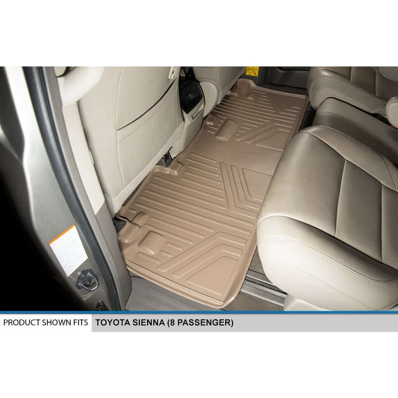 Load image into Gallery viewer, SMARTLINER Custom Fit Floor Liners For 2011-2012 Toyota Sienna (8 Passenger Model)
