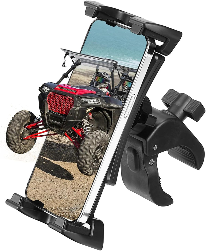 Load image into Gallery viewer, Phone Holder 720° Adjustable 4.7"-13" Clamps

