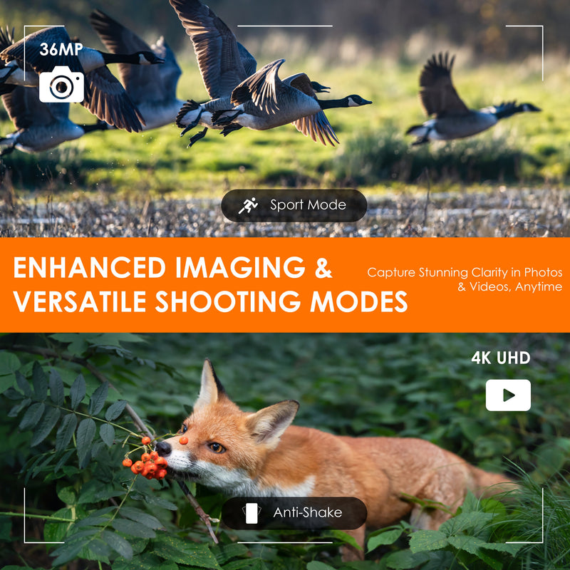 Load image into Gallery viewer, Rexing B1 Compass Night Vision Binoculars 4K Ultra HD
