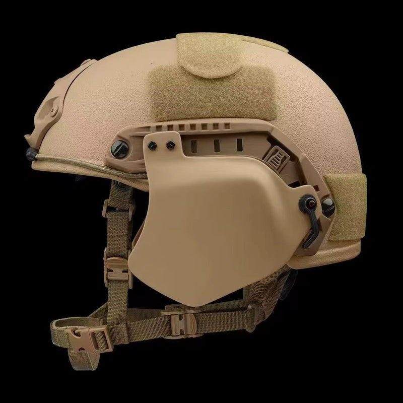Load image into Gallery viewer, “Ear Armor” Attachable Side Helmet Protection for High Cut Helmet: Tested to LEVEL IIIA
