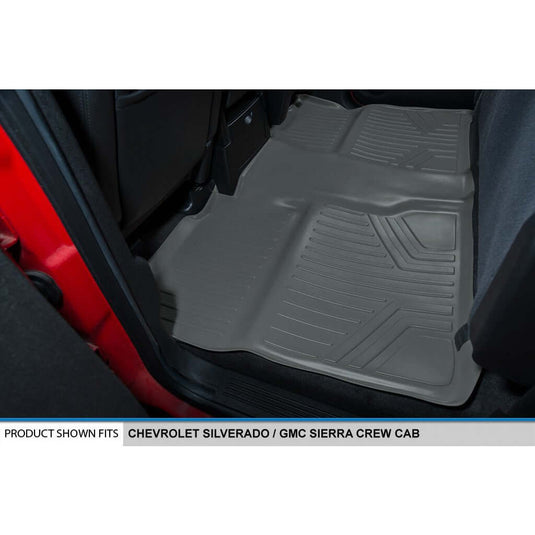 Smart Trim™ Custom Fit Floor Liners For 2007-2013 Silverado/Sierra 1500 - 2007-2014 2500/3500 HD Crew Cabin (Copy)
