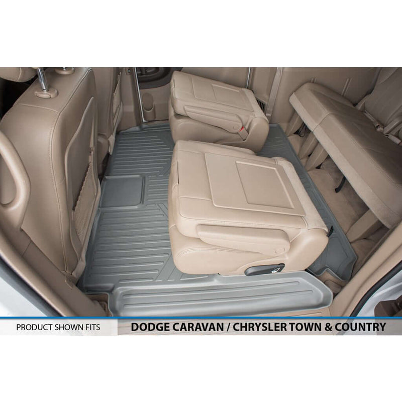 Load image into Gallery viewer, 2008-2012 Dodge Grand Caravan Floor Liners | 2nd Row Stow'n Go Bucket Seats, With Super Console | SMARTLINER
