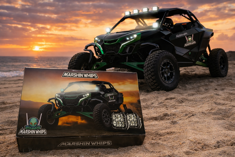 Load image into Gallery viewer, Marshin Whips LED Light Pods | High-Output Off-Road Spot Lights | Pair
