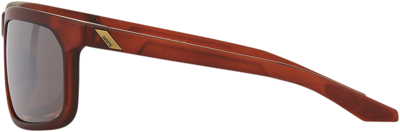 Load image into Gallery viewer, 100% Hakan Sunglasses - Rootbeer - Silver Mirror 61036-139-75
