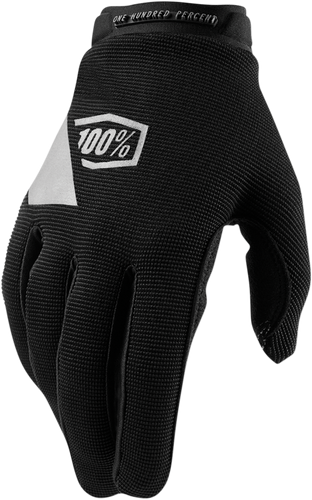 100% Women's Ridecamp Gloves - Black/Charcoal - Large 10013-00003
