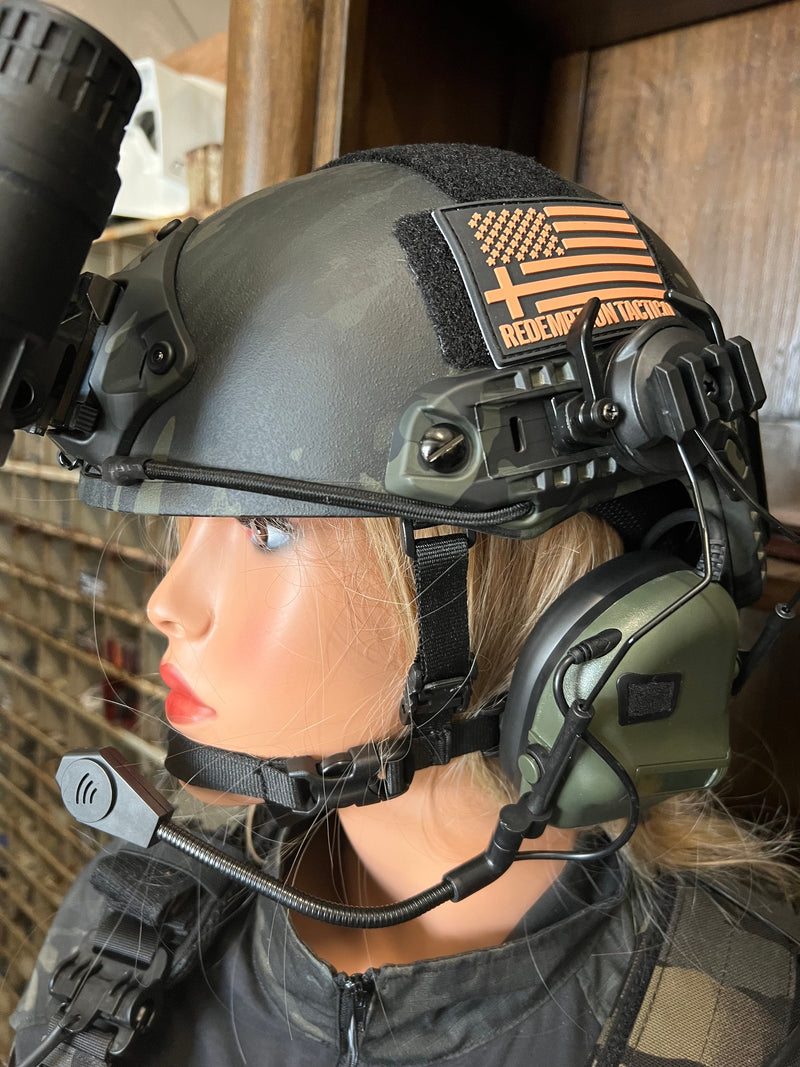 Load image into Gallery viewer, Ballistic Helmet RT2 High Cut Helmet: Tested to LEVEL IIIA (Included Arc Rails, Padding, Straps)
