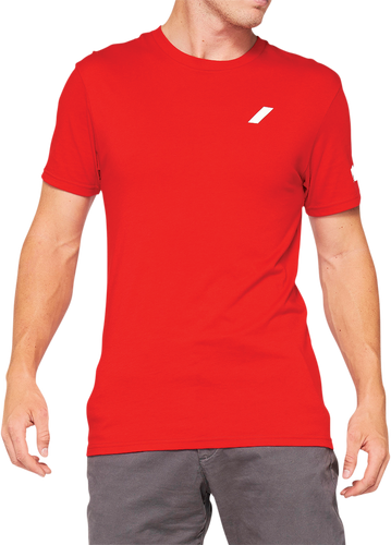 100% Tiller T-Shirt - Red - Small 32133-003-10
