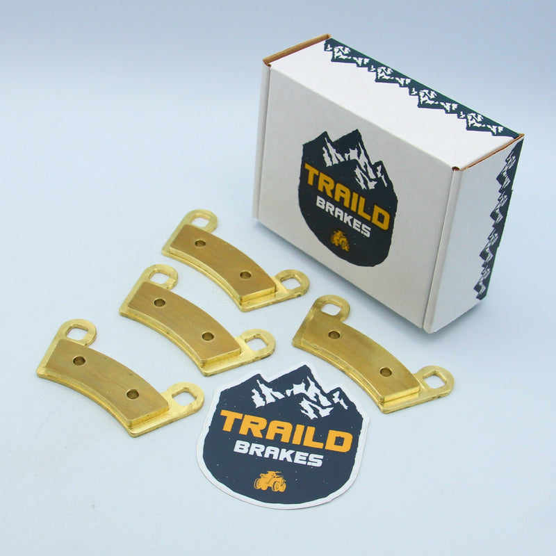 Load image into Gallery viewer, Polaris Outlaw 450/525 2008-2011 Brass Brake Pad Set
