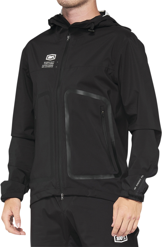 100% Hydromatic Jacket - Black - Large 40039-00002