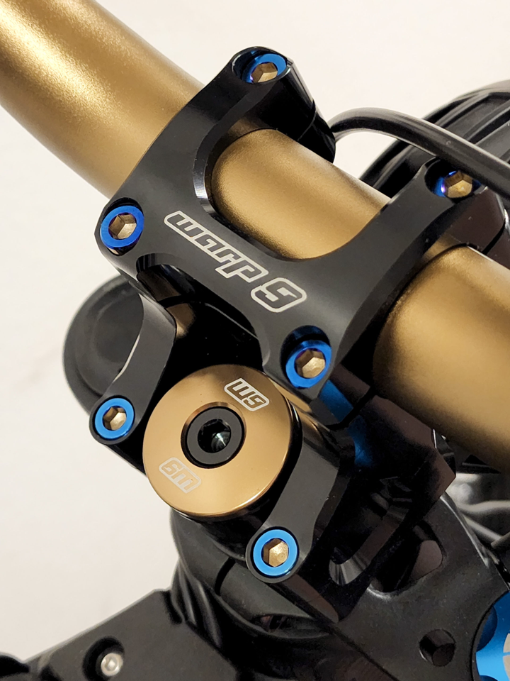 Load image into Gallery viewer, Surron Light Bee/Talaria Sting Bar Mount Titanium Bolt Kit By Warp 9
