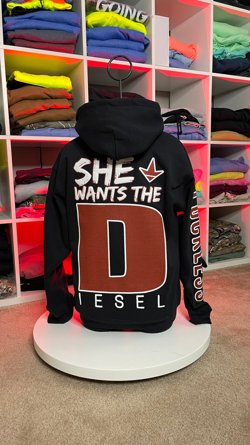 Load image into Gallery viewer, She Wants the Diesel Hoodie
