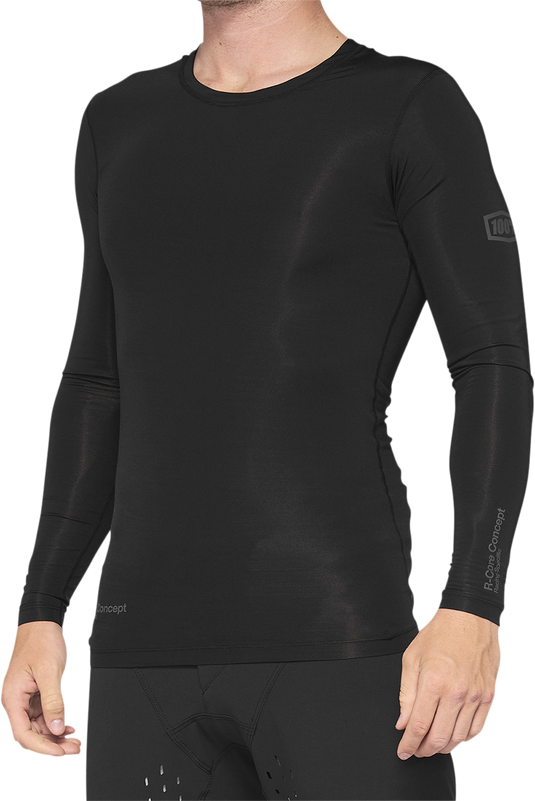100% R-Core Concept Long-Sleeve Jersey - Black - Medium 40004-00001