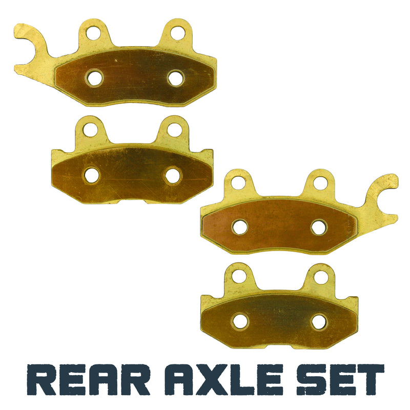 Load image into Gallery viewer, Yamaha Viking 700/Viking VI 2014-2026 Brass Brake Pad Set
