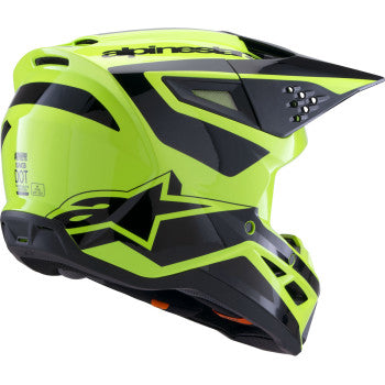 ALPINESTARS SM3 Helmet - Heat - Gloss Yellow Fluo/Black - Medium 8301026-5011-M
