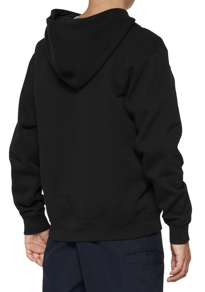 Load image into Gallery viewer, 100% Youth Icon Hoodie - Black - XL 20030-00003
