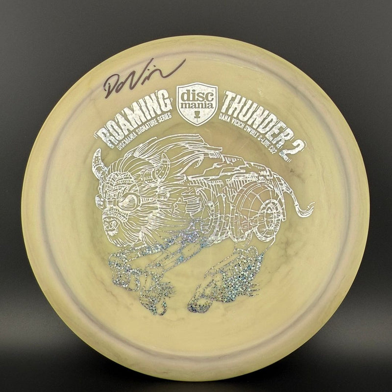 Load image into Gallery viewer, Swirly S-Line CD2 - Roaming Thunder 2 - Dana Vicich Autographed
