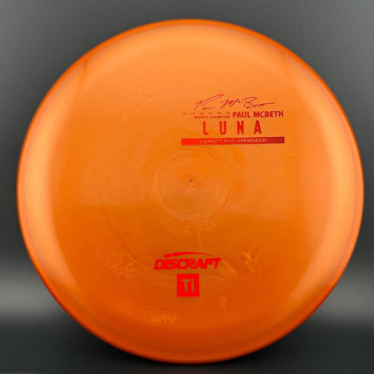 Titanium Luna - First Run - Paul McBeth