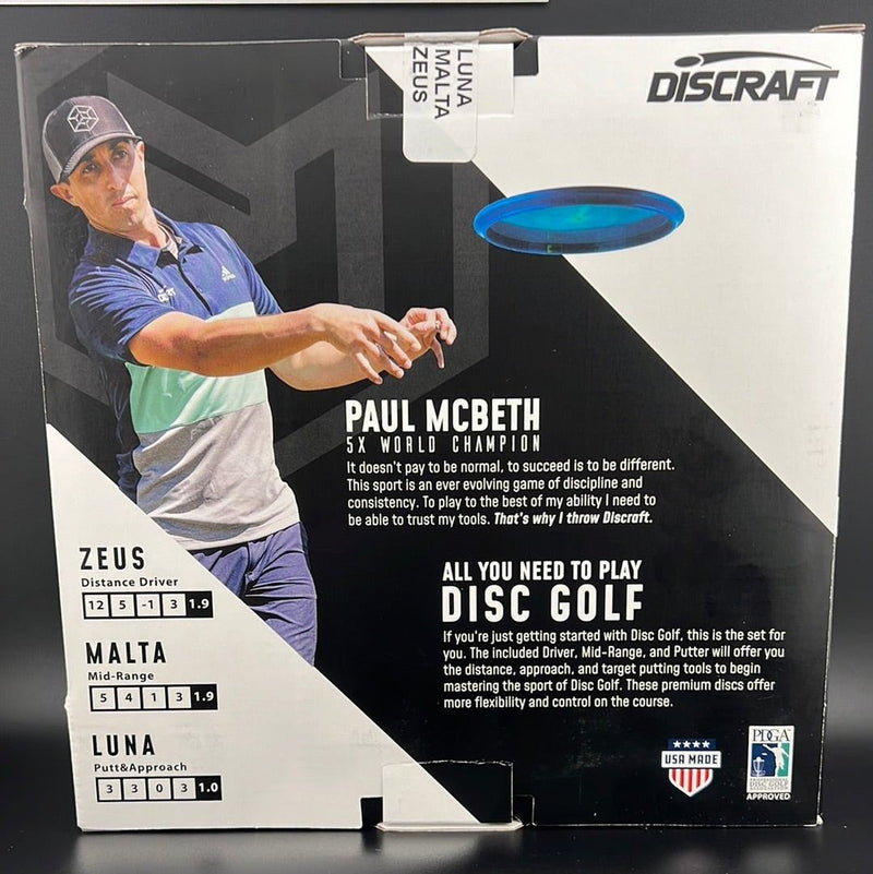 Load image into Gallery viewer, Paul McBeth Premium Disc Golf Set - 3 Discs
