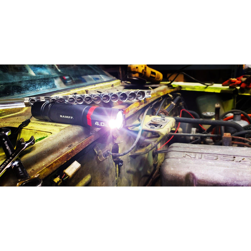 Load image into Gallery viewer, B.A.M.F.F. 4.0XL - 400 Lumen Dual LED Flashlight
