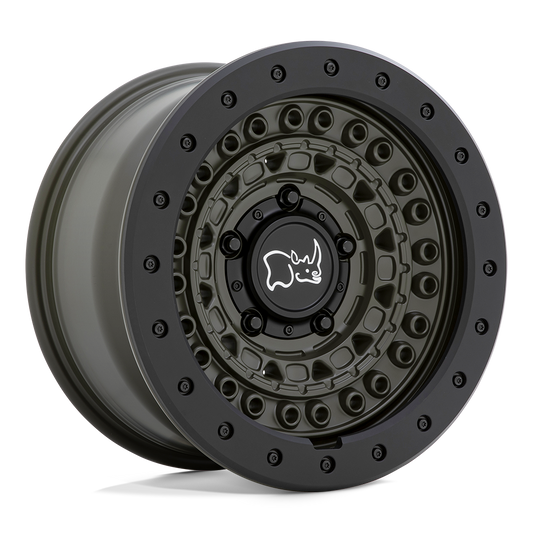 Black Rhino Hard Alloys Barricade Olive Drab Green With Black Rock Guard