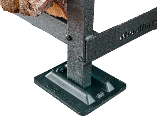 8 ft Steel Firewood Rack The Woodhaven