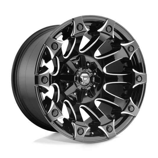 Fuel 1 Pc D578 Battle Axe Gloss Black Milled