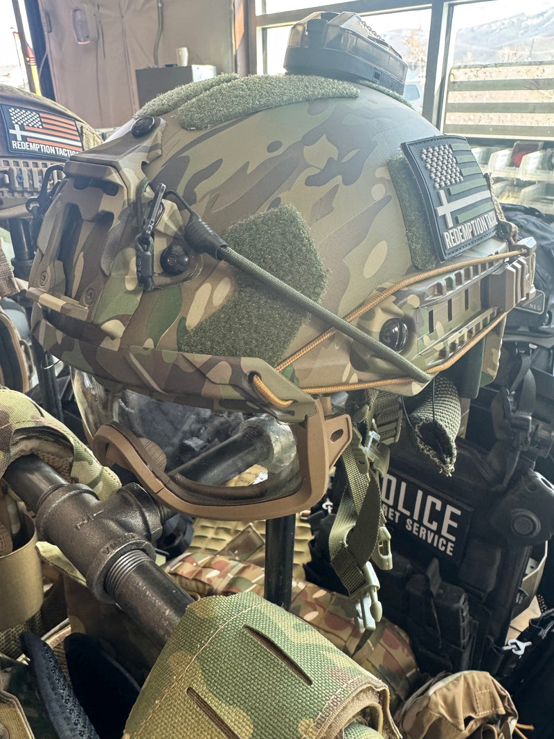 Load image into Gallery viewer, Tactical Helmet Goggles with Arc Rail Attachments
