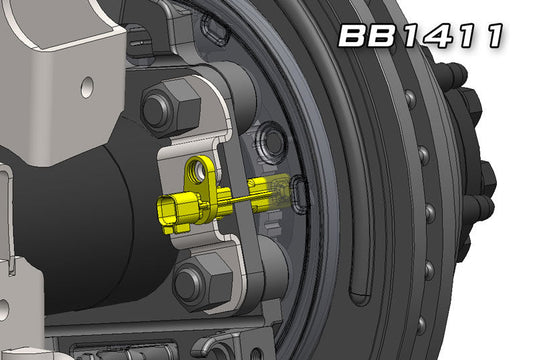 JK ABS Sensor Mounts - 14 Bolt Axle