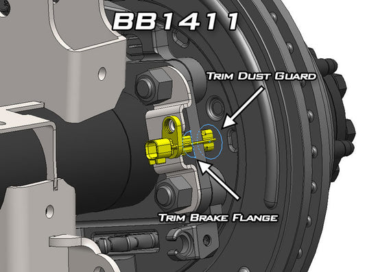 JK ABS Sensor Mounts - 14 Bolt Axle