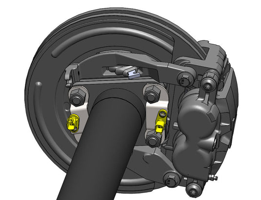 JK ABS Sensor Mounts - 14 Bolt Axle