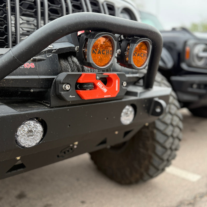 Load image into Gallery viewer, Aluminum Recessed Winch Shackle with Fairlead Kit.(LIFE TIME WARRANTY*)
