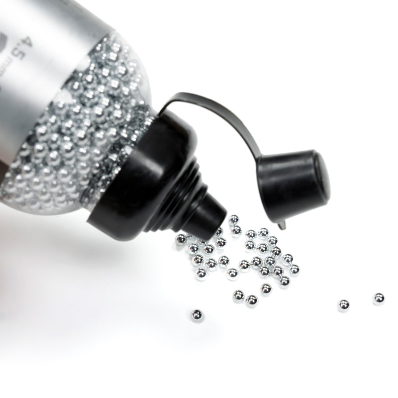 Load image into Gallery viewer, .177 cal/4.5mm Zinc Plated Steel BBs - 3,000 Count
