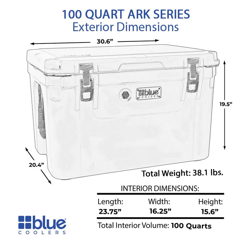 Load image into Gallery viewer, 100 Quart Ark Series Roto-Molded Cooler
