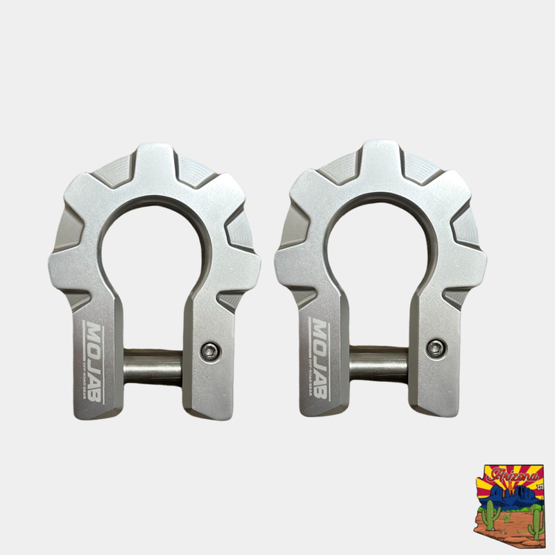 Load image into Gallery viewer, 3/4&#39;&#39; Extreme duty Aluminum D-Shackle set (9T) (LIFETIME WARRANTY*)
