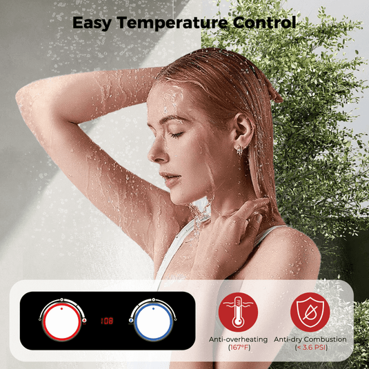 Camplux BD264 Tankless Propane Water Heater Portable