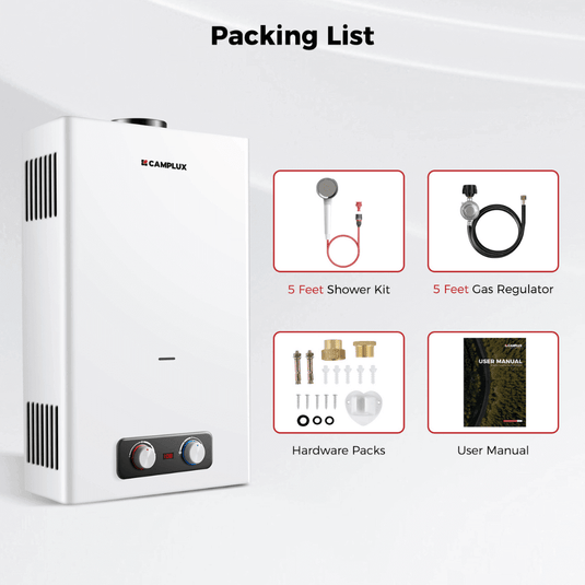 Camplux BD422 On Demand Water Heater Propane