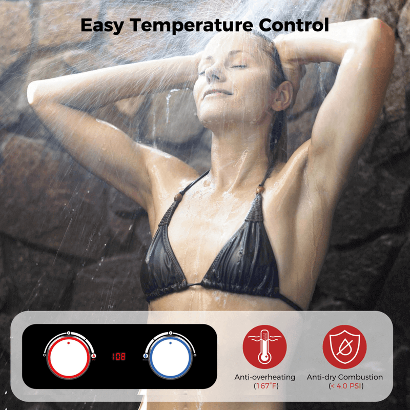 Load image into Gallery viewer, Camplux BD422P120 Propane Outdoor Water Heater Pump Kit
