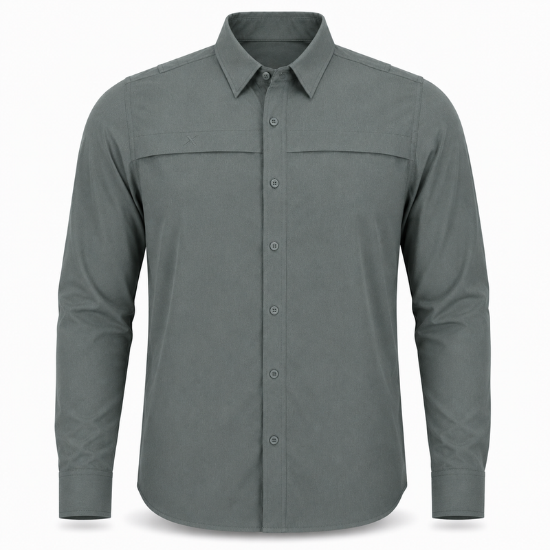Load image into Gallery viewer, Long Sleeve Solid Lifestyle Button Down w/ REPEL-X
