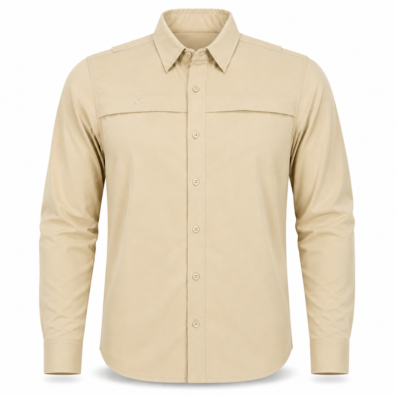 Load image into Gallery viewer, Long Sleeve Solid Lifestyle Button Down w/ REPEL-X
